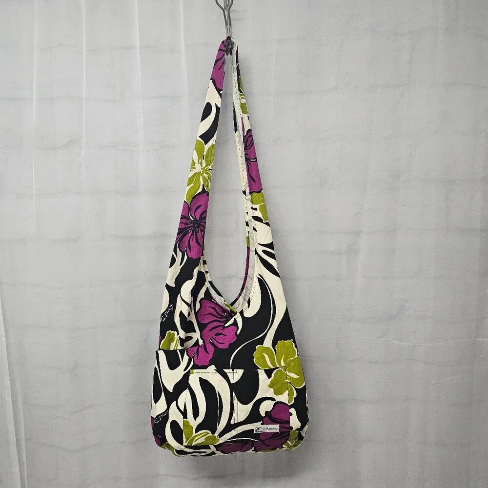 Local Design Bag Hobo CrossbodyTropical Hawaiian Beach Summer